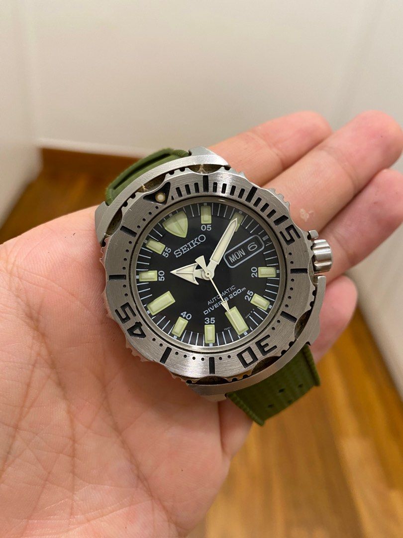 Seiko black best sale monster gen 1