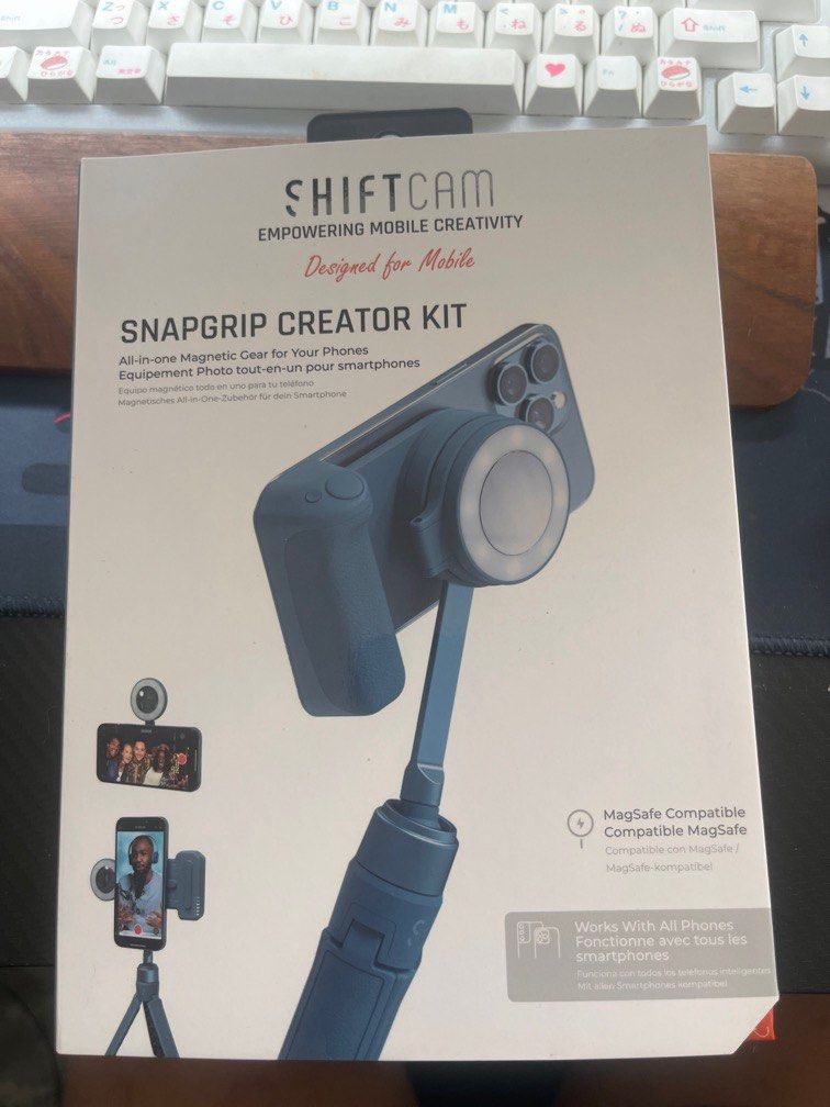 Shiftcam Snapgrip Creator kit blue jay mobile photography for TikTok  creators social media, Mobile Phones & Gadgets, Mobile & Gadget  Accessories, Mounts & Holders on Carousell