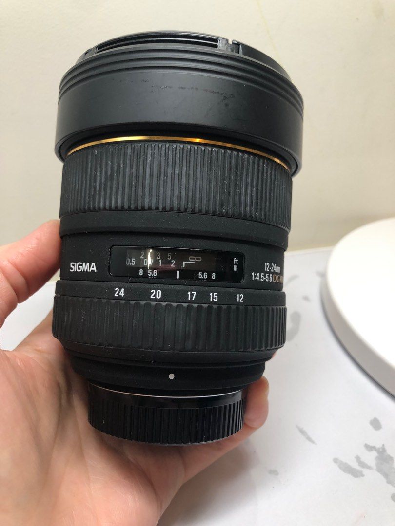 Sigma 12-24mm F4.5-5.6 II DG HSM(已停產), 相機攝影, 鏡頭及裝備在