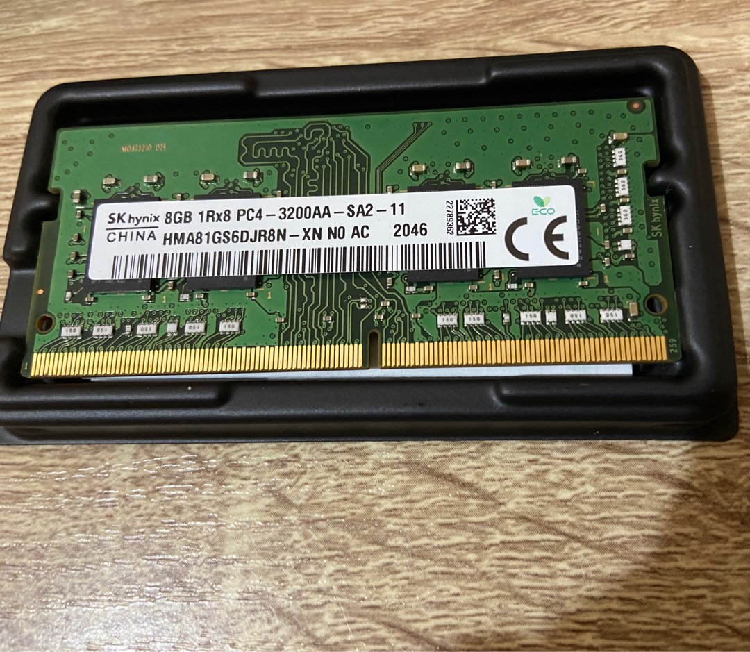 Memória Servidor 8GB DDR4 3200 ECC UDIMM Hynix - HMA81GU7DJR8N-XN