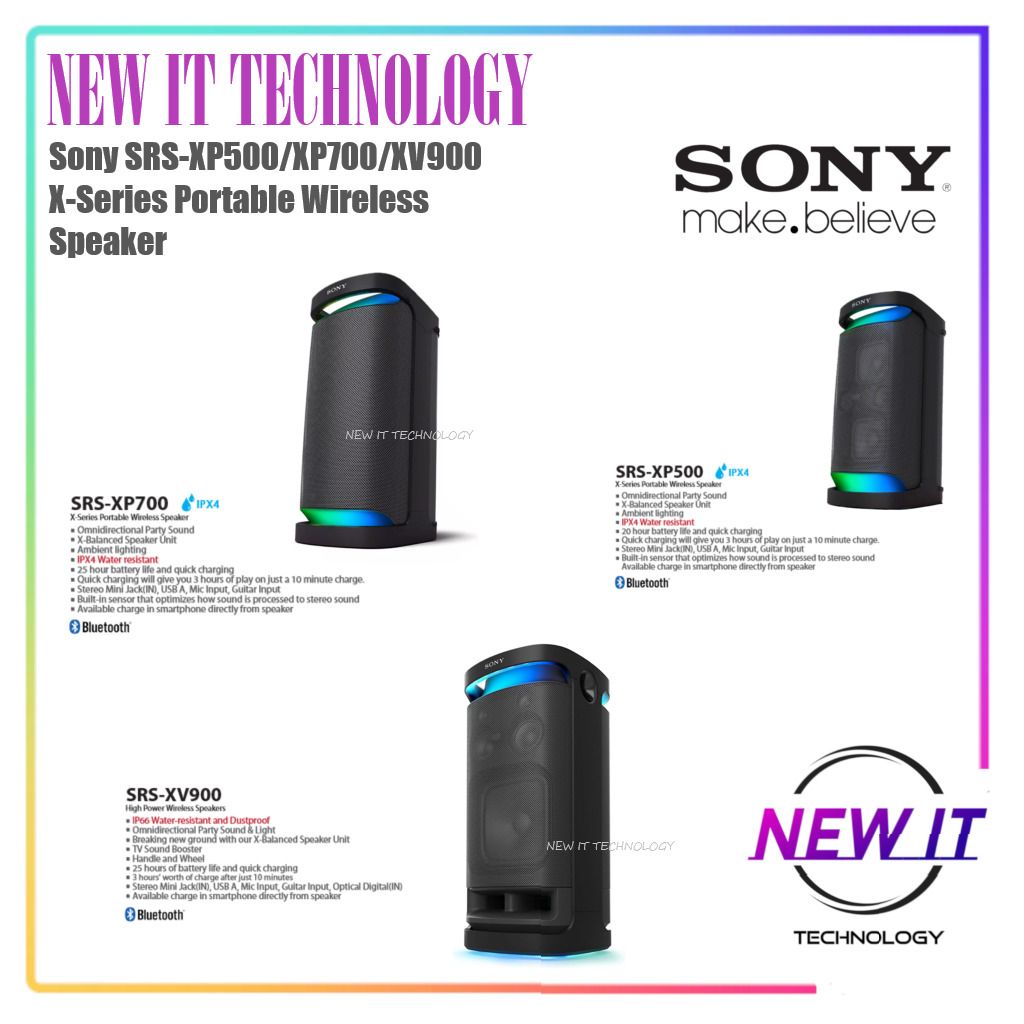 SRS-XP700 Wireless Speaker with Omnidirectional Party Sound