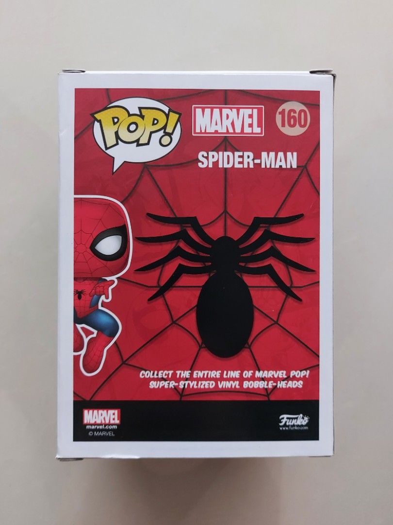 Spiderman Funko Pop Funko POP! Marvel: Spider-Man Comics Symbiote Spider-Man  4-in Vinyl Bobblehead Figure Funko Pop Comic Cover, image size:810x1080
