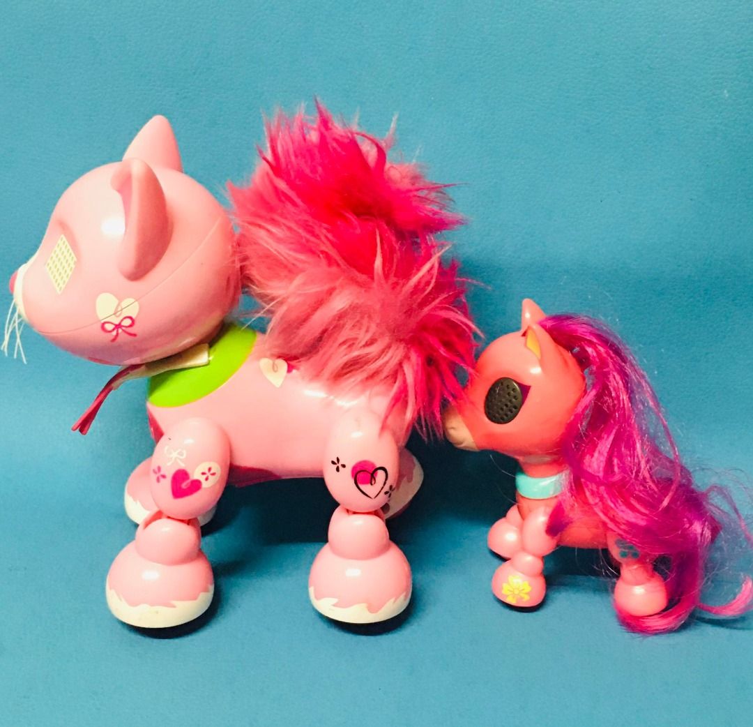 Spin Master Interactive Zoomer Meowzies with Pink Purple Horse (with