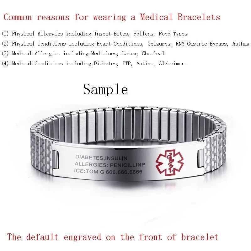 Gastric sleeve medical bracelet top