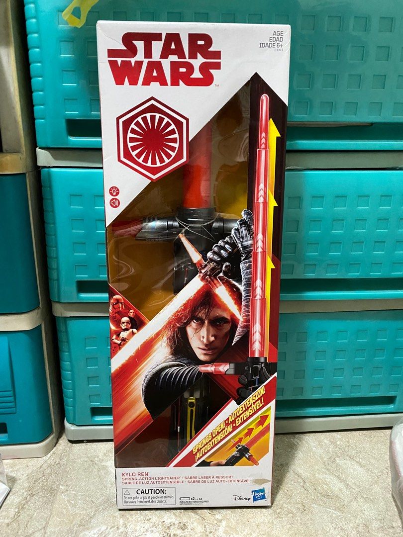 Kylo ren spring action lightsaber top