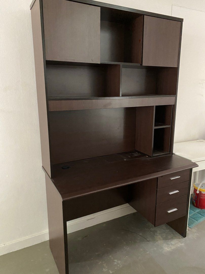 Study Table with Shelves/Compartments, Furniture & Home Living ...