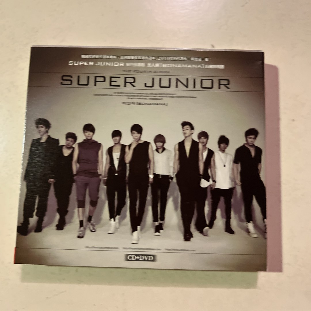 super junior 美人啊CD+DVD 第四張專輯台灣特別版kpop 始源東海圭 