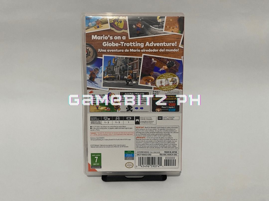 Super Mario Odyssey Nintendo Switch Lite Oled Game (Category: Nintendo) located in Tarlac. Submitted by gamebitzph (Listing ID 1226454808, Image 2). Description: Super Mario Odyssey for Nintendo Switch/Lite/Oled Pre-owned/Used The game cartridge has been tested and working location: Tarlac area shipping: J&T or LBC (payment first via gcash or bank account. buyer will shoulder the shipping fee) COD is also available Message us for any inquiries, m