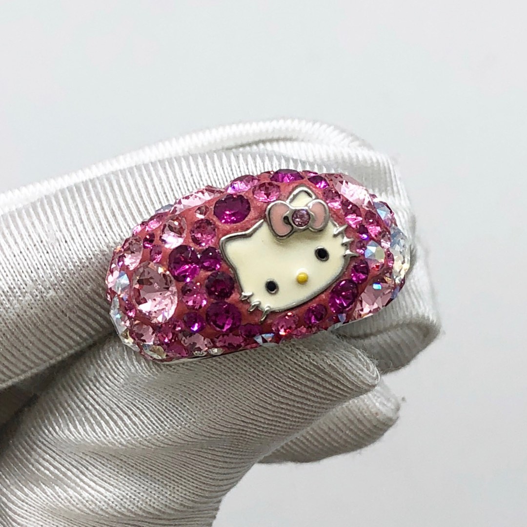 Swarovski hello shop kitty ring