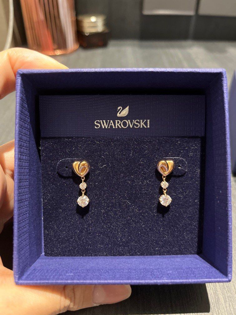 Swarovski lifelong hot sale heart earrings