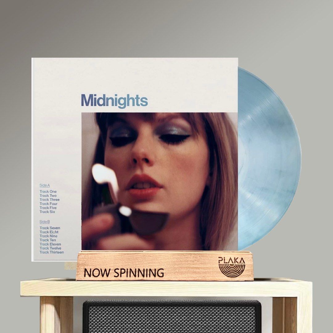 Taylor Swift - Midnights Vinyl LP Plaka (Category: Vinyls) located in Manila. Submitted by plaka.mnl (Listing ID 1226358069, Image 1). Description: Taylor Swift - Midnights Moonstone Edition Php 2,199 Track Listing’s 1 Lavender Haze 2 Maroon 3 Anti-Hero 4 Snow on the Beach (Feat. Lana Del Rey) 5 You’re on Your Own, Kid 6 Midnight Rain 7 Question...? 8 Vigilante Shit 9 Bejeweled 10 Labyrinth 11 Karma 12 Sweet Nothing 13 Mastermind.