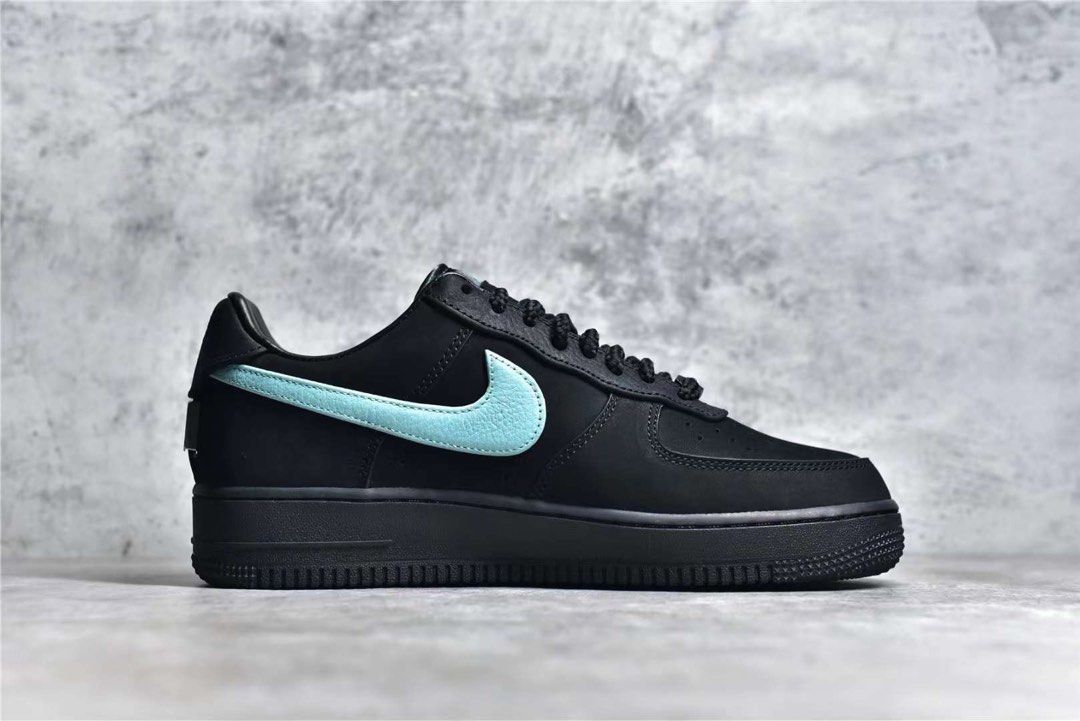 nike air force 1 low black blue fury cool grey
