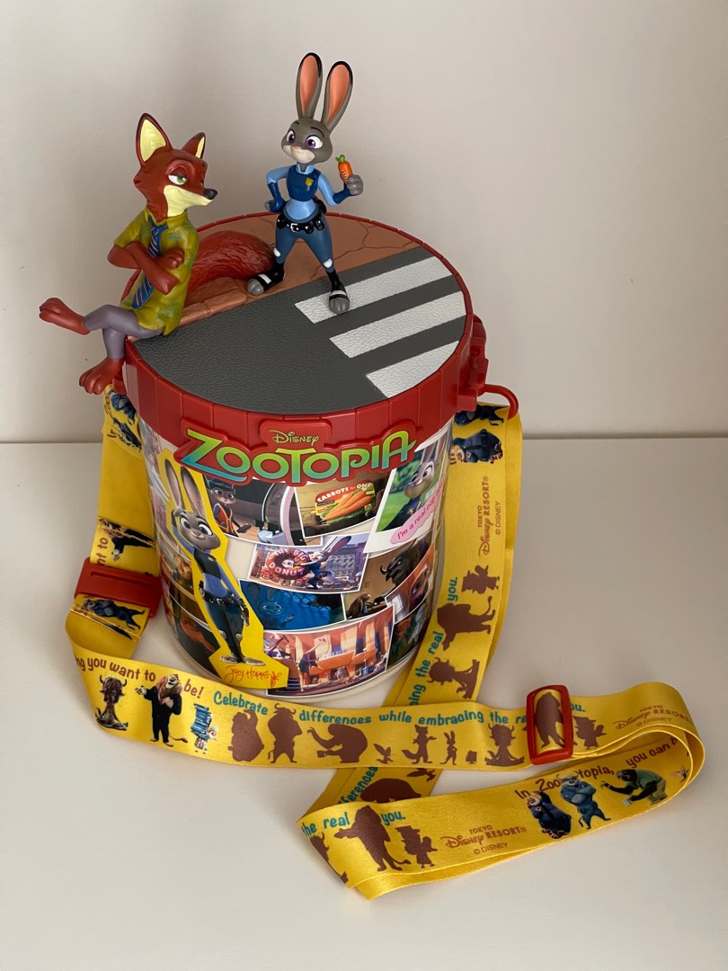 Tokyo Disneyland Popcorn Bucket Zootopia, Hobbies & Toys, Memorabilia