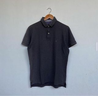 TOMMY HILFIGER GRAY POLO SHIRT