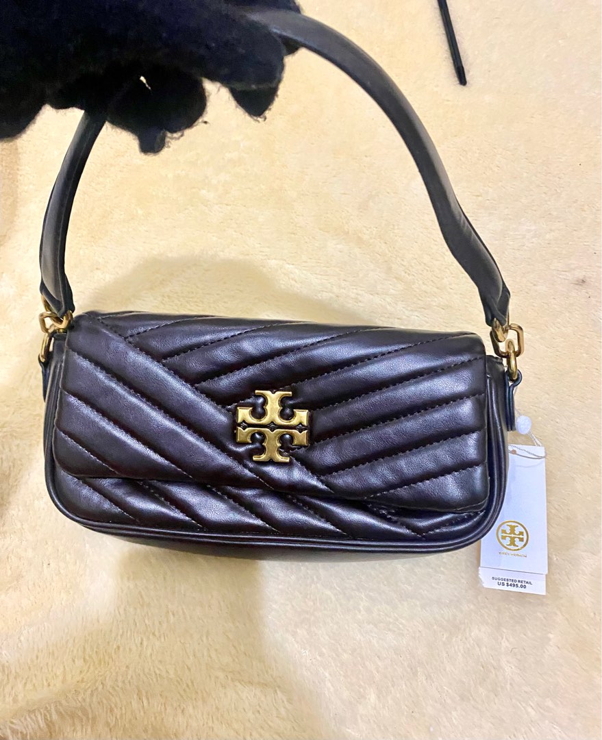 Tas Tory Burch Shoulder Strap Tas TORY BURCH FLEMING ALL BLACK