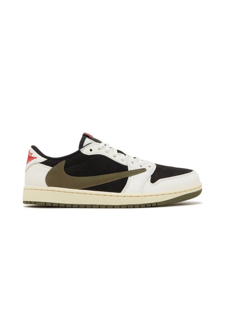 Travis Scott Air Jordan 1 Olive Pre Order Men s Fashion Footwear Sneakers on Carousell