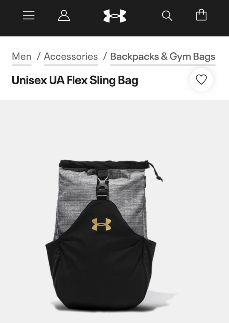 Under Armour UA original sling bag, Men's Fashion, Bags, Sling Bags on