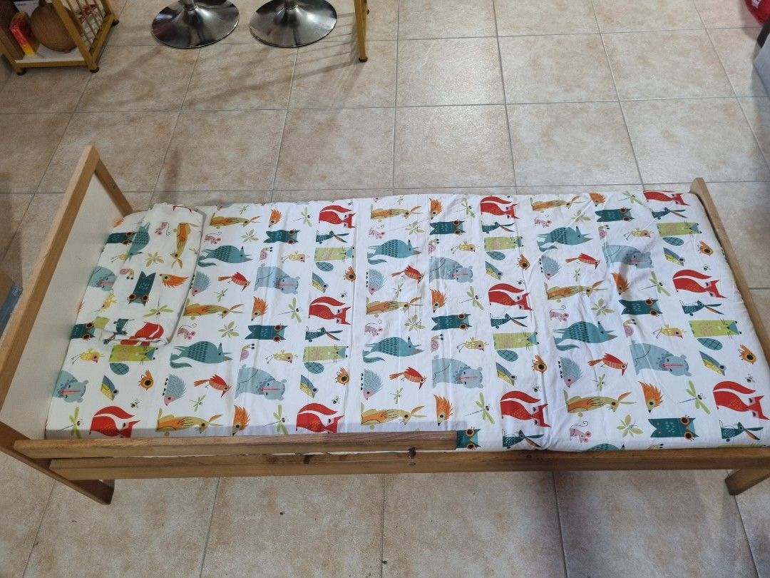 Used Bed Frame with Mattress, Furniture & Home Living, Furniture, Bed