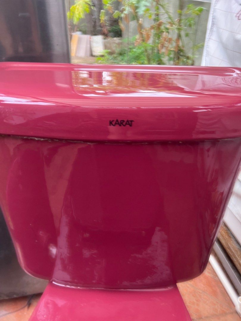 Used whole/ complete set of Karat toilet bowl with faucet, Furniture