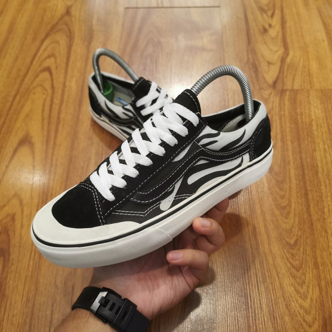Vans flame style store 36 sf shoes