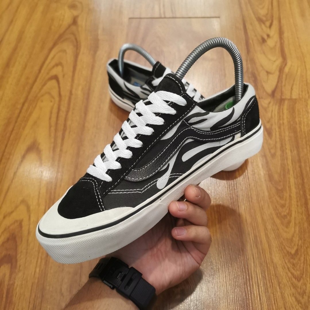 Vans style 36 hotsell sf flame black
