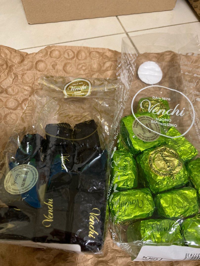 Venchi chocolate IT 不議價( 食用期24/01/2024), 嘢食& 嘢飲, 包裝