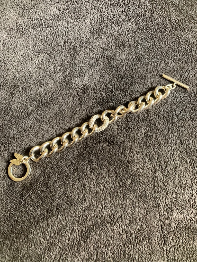 Victoria secret gold chain bracelet on sale