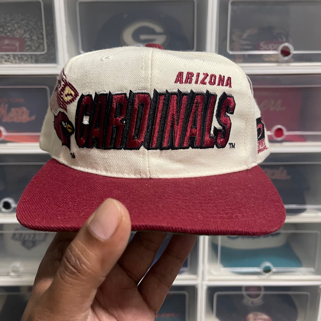 Vintage Arizona Cardinals SnapBack Hat. The hat is