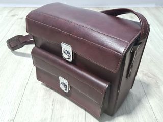  Real Leather Doctors Bag Cross Body Briefcase Organiser Case  Cortex Brown
