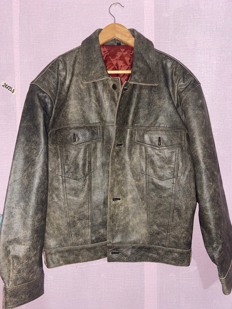 Vintage Genuine Flight Leather Jacket On Carousell