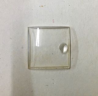 Vintage watch acrylic glass