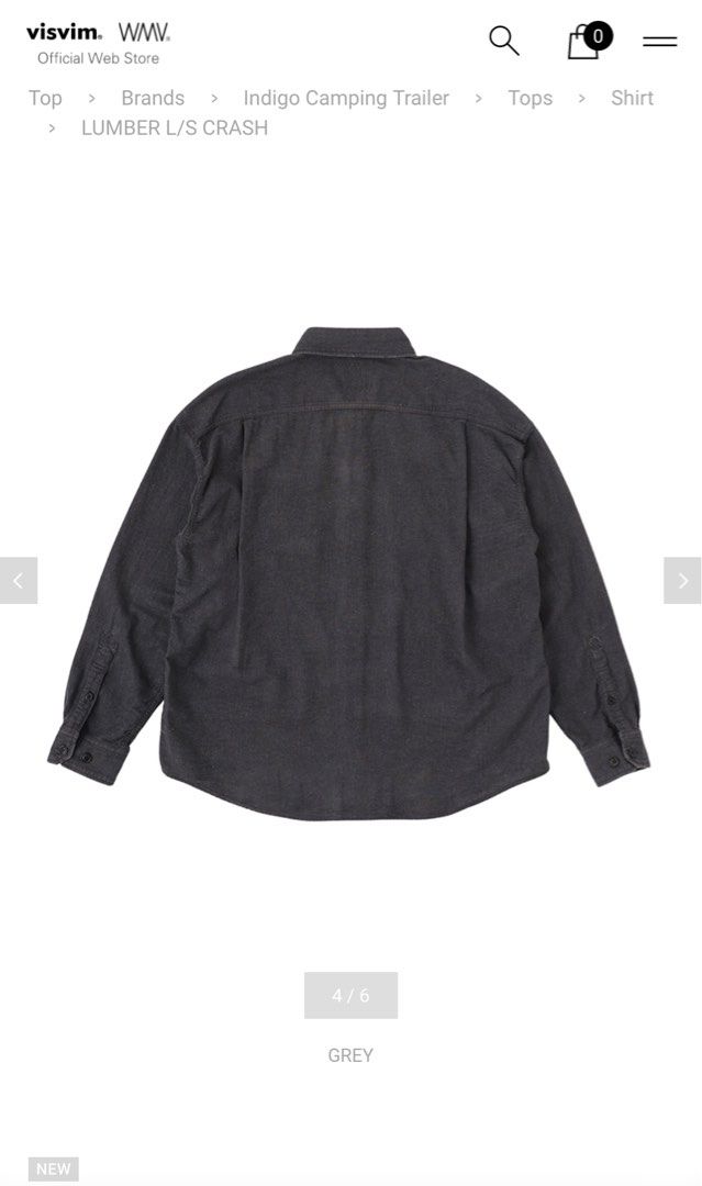 VISVIM ICT LUMBER L/S CRASH ND - シャツ