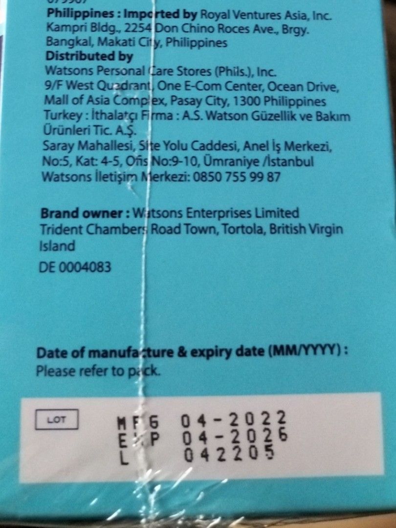 Watsons Multipurpose Solution for Contact Lens, Beauty & Personal