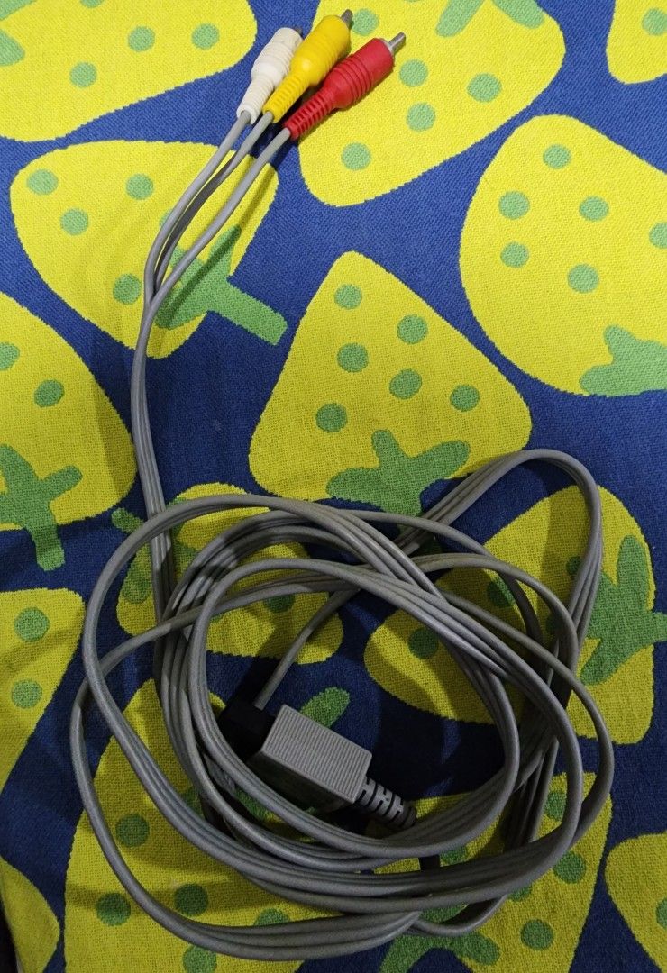 Wii original cables and sensor, Video Gaming, Gaming Accessories