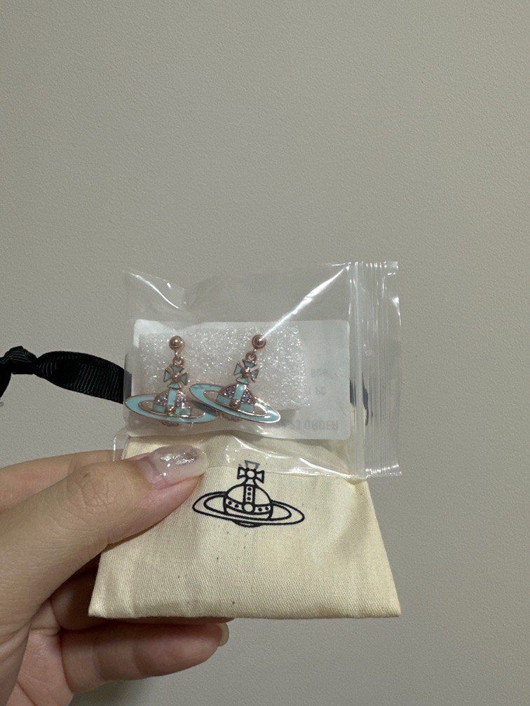 Vivienne westwood hot sale earrings blue