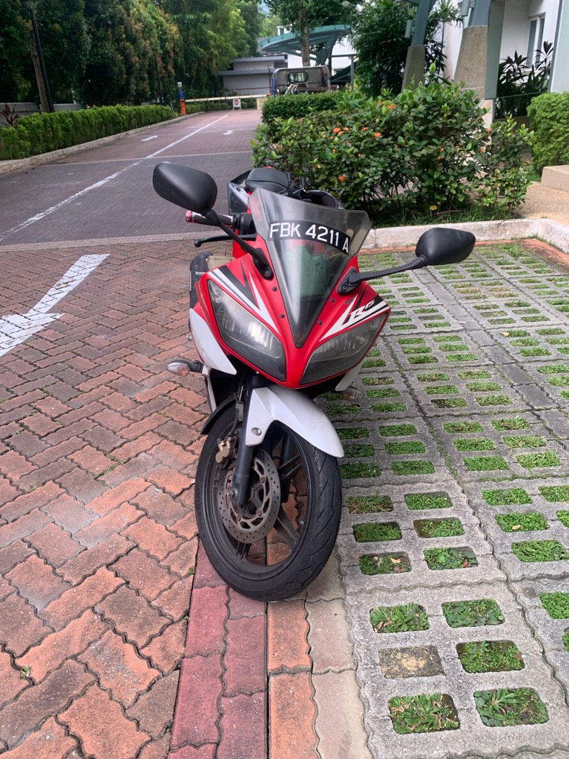 Yamaha YZFR15 V2 COE till Aug 2025, Motorcycles, Motorcycles for Sale
