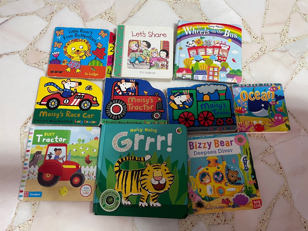 10 Board Books for Toddlers for 15, Hobbies & Toys, Books & Magazines