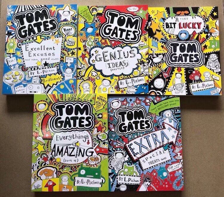 🚚包郵💰215｜塗鴉小天才湯姆·蓋茨10冊Tom Gates Extra Special Box