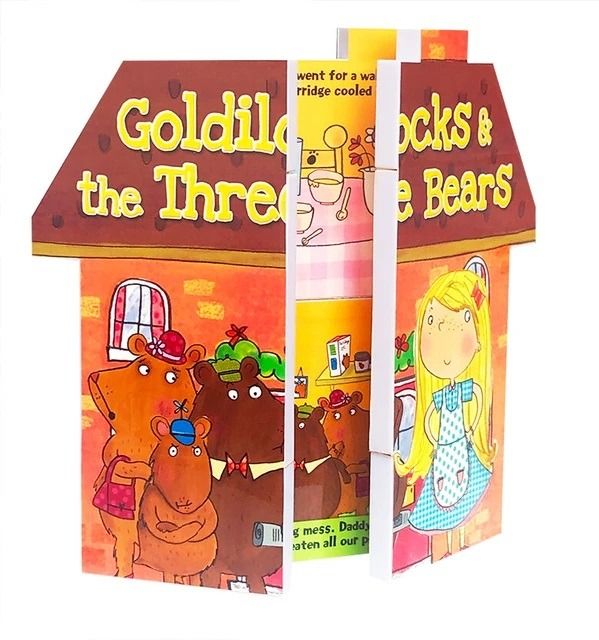 3D Classic Fairy Tales Goldilocks & the Three Bears Book, Hobbies ...