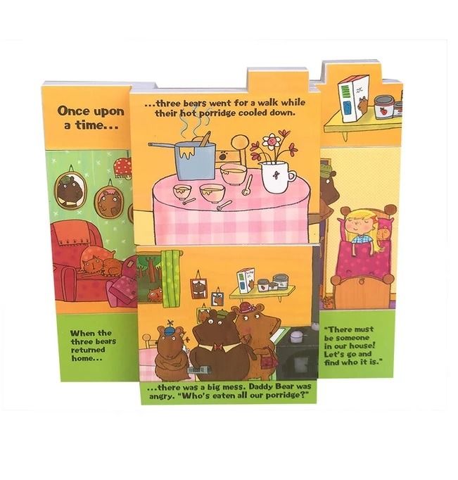 3D Classic Fairy Tales Goldilocks & the Three Bears Book, Hobbies ...