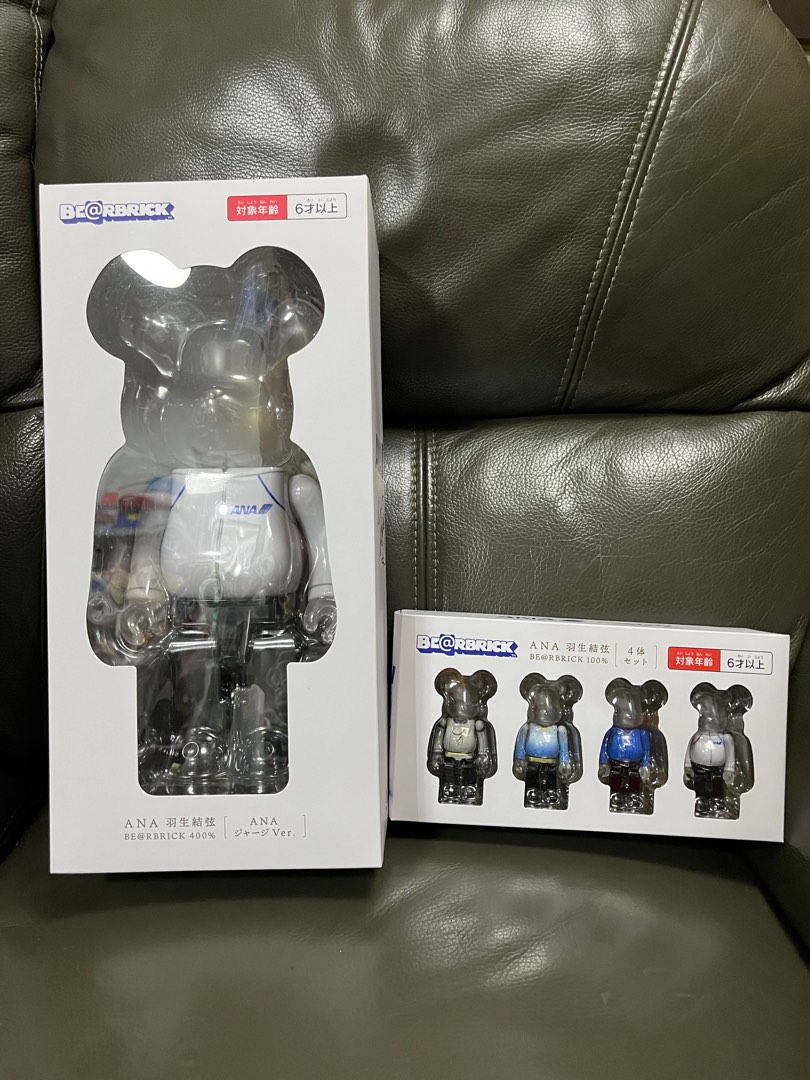 羽生結弦 YUZU × BE@RBRICK for ANA 400%&100%-