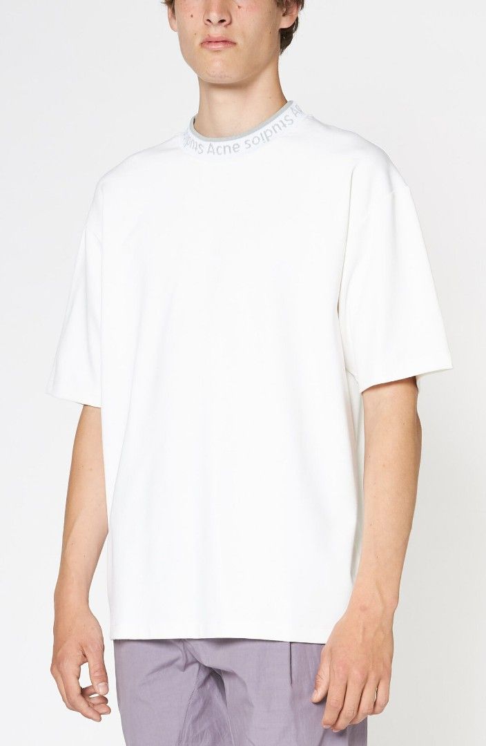 Acne Studios Extorr Neck Logo Tee