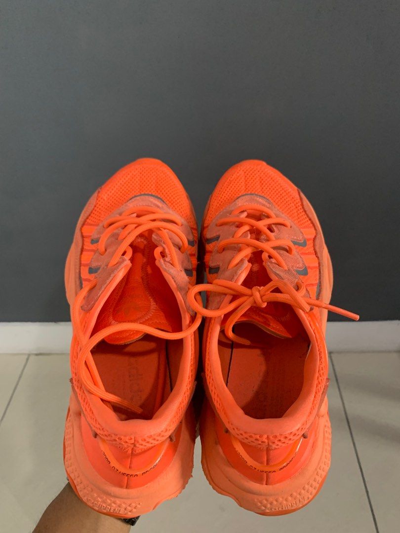Adidas Ozweego Orange Men s Fashion Footwear Sneakers on