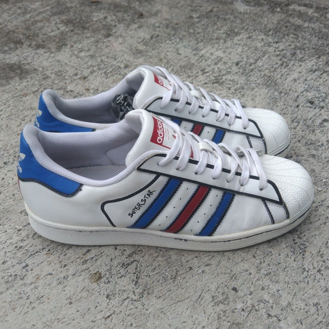 Gi y Adidas Superstar White Red Blue BB2246 57 OFF