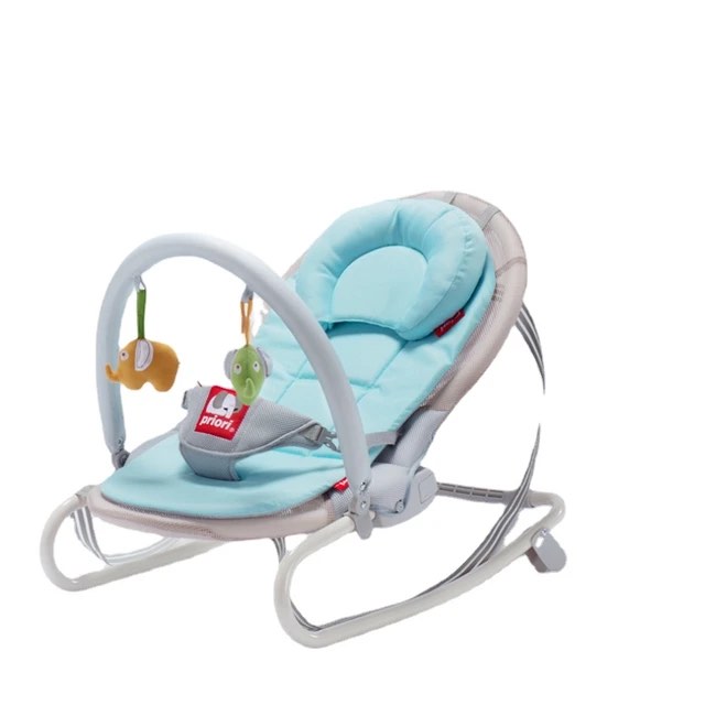 Adjustable Height Baby Bouncer/Rocker in Light Blue, Babies & Kids