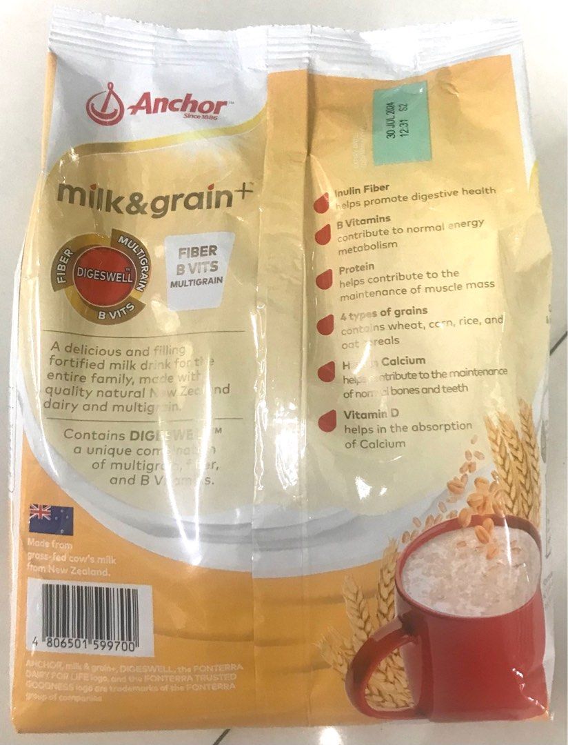 Anchor Milk & Grain Plus Fortified Powdered Milk Drink with Cereals