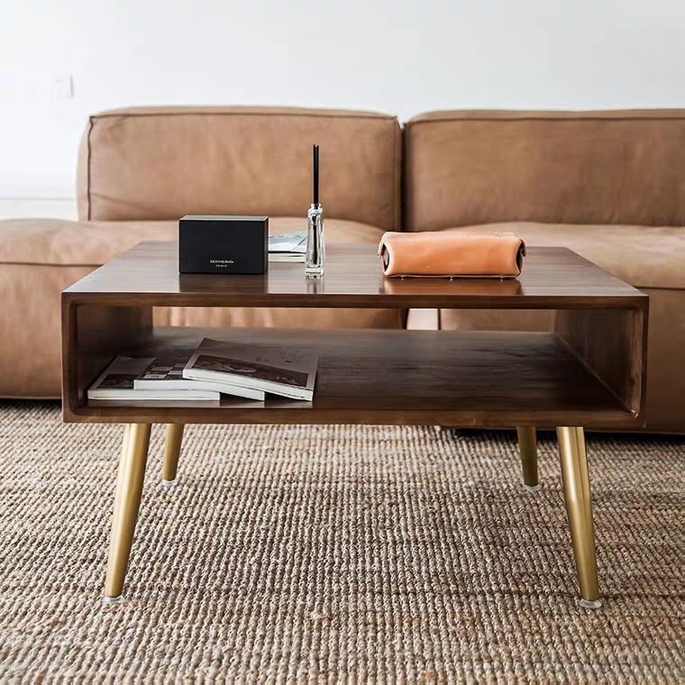 ANDES Rustic Solid Wood Coffee Table, Furniture & Home Living