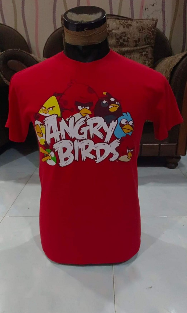 Angry birds, Men's Fashion, Tops & Sets, Tshirts & Polo Shirts on Carousell