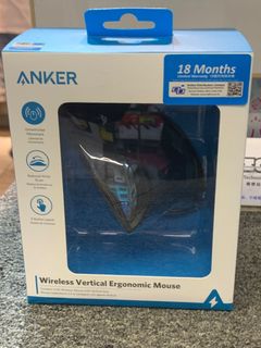 原裝現貨🔥 ANKER 2.4G 人體工學無線滑鼠 Wireless Vertical Ergonomic Optical Mouse63004704815235110