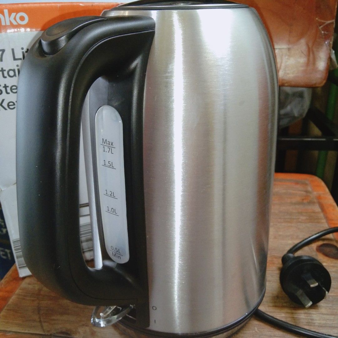 Anko 1.7 Litre Stainless Steel Kettle 220V, TV & Home Appliances